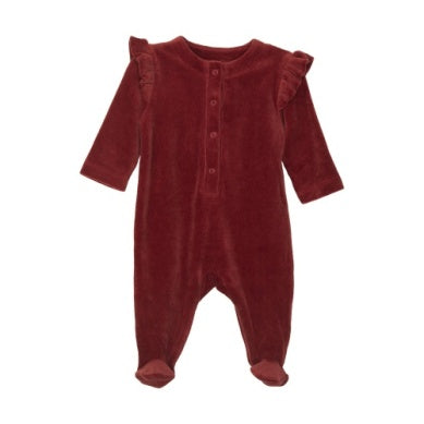 Fixoni - Pyjama velour rouge