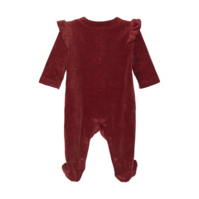Fixoni - Pyjama velour rouge