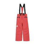 Color kids - Manteau hiver colorblock rose fluo avec jambière