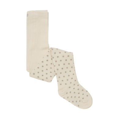 Minymo - 2 Bas Collant Beige et pois