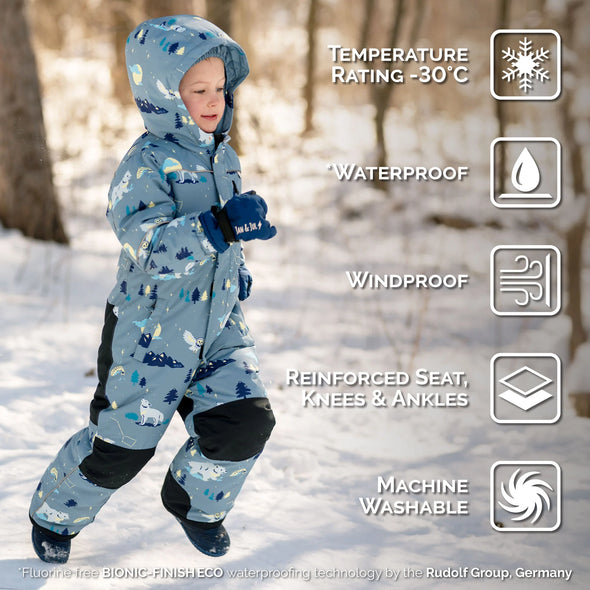 Jan & Jul - Habit neige imperméable pour enfant | Loup et Ours