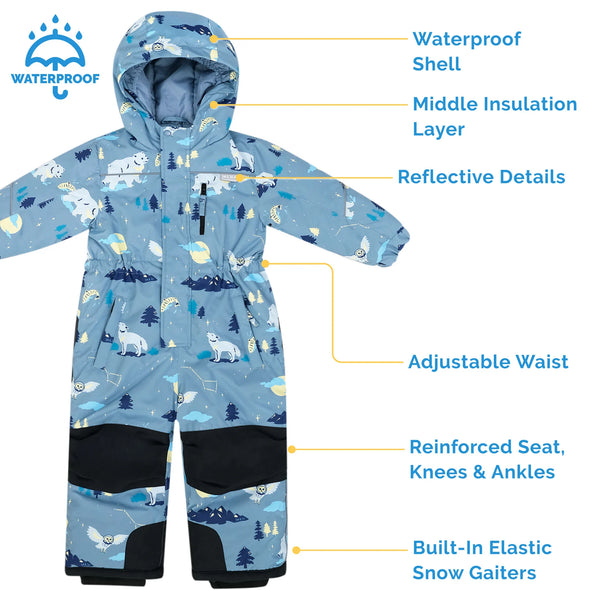 Jan & Jul - Habit neige imperméable pour enfant | Loup et Ours