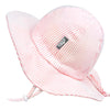 Jan & Jul - Chapeau souple en coton Rayures rose