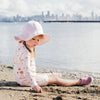 Jan & Jul - Chapeau souple en coton Rayures rose