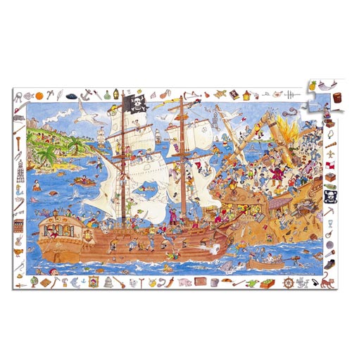 Djeco Puzzle observation / Pirates