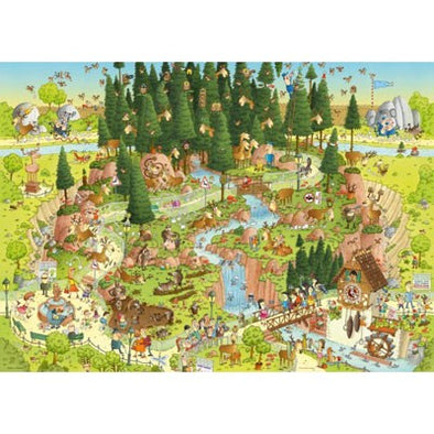 Heye - Puzzle  Funky zoo - Black forest habitat