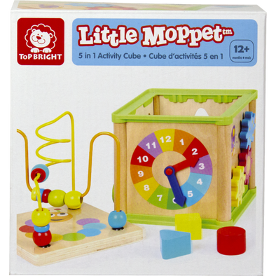 Little Moppet - Cube d'activités 5 en 1