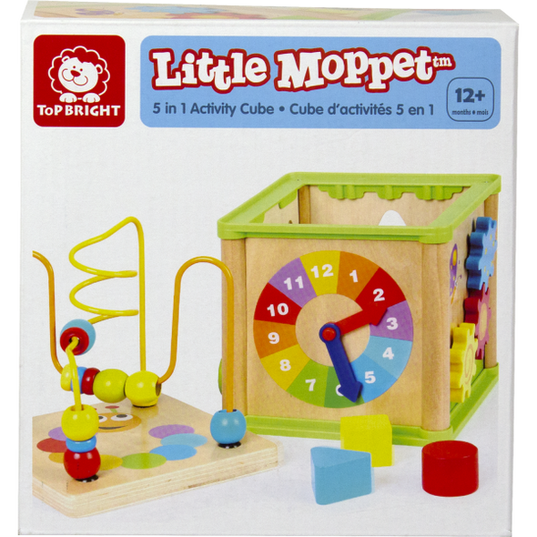 Little Moppet - Cube d'activités 5 en 1