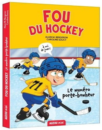 Auzou - Fou du hockey - le numéro porte-bonheur