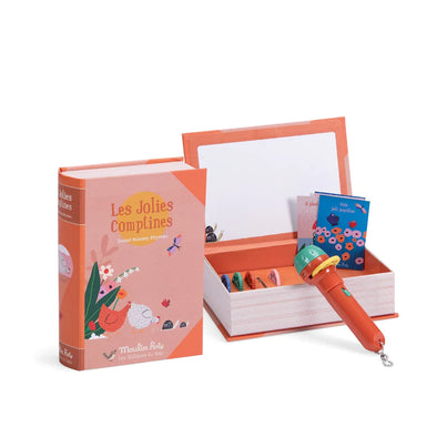 Moulin Roty - Coffret Lampe à Histoire - Les jolies comptines