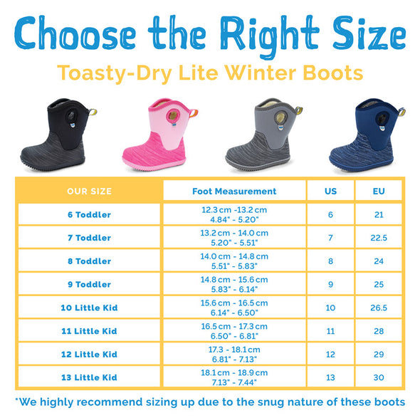 Jan & Jul - Bottes d'hiver Toasty-Dry Lite | Rose