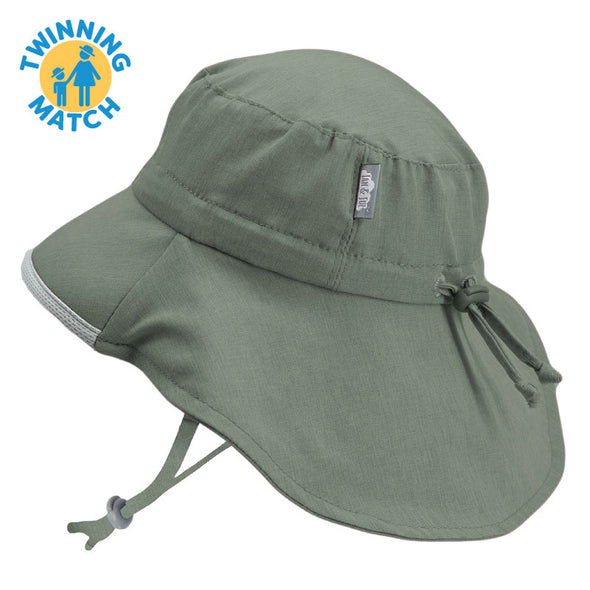 Jan & Jul - Chapeau Aventure Aqua-Dry - Vert armée