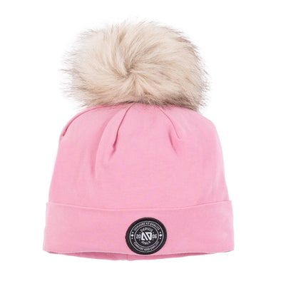 Nano - Tuque en jersey rose