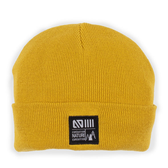 Nano - Tuque en tricot jaune