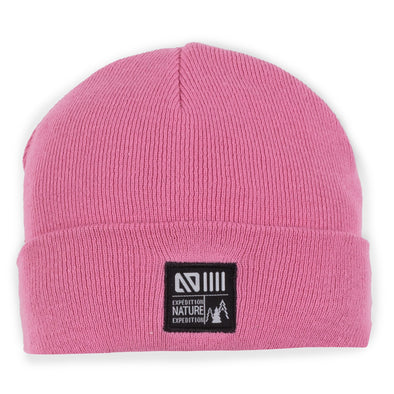 Nano - Tuque en tricot rose