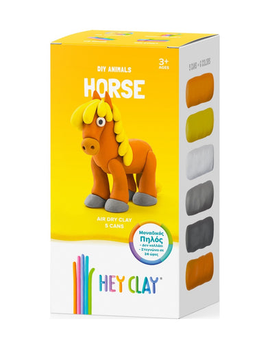 Hey Clay Argile à modeler colorée pour enfants - Cheval